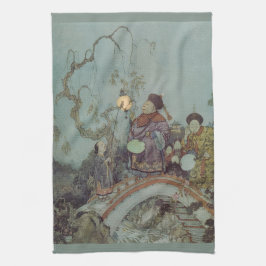 Vintage Märchen, Nachtigall von Edmund Dulac Geschirrtuch