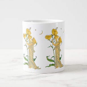 Vintage Märchen, Nachtkerze, Walter Crane Jumbo-Tasse