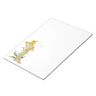 Vintage Märchen, Nachtkerze, Walter Crane Notizblock