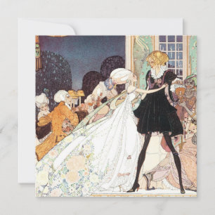 Vintage Märchen Prinzessin Hochzeit Save the Date
