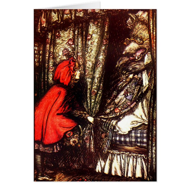 Vintage Märchen Rotkäppchen (Vorne)