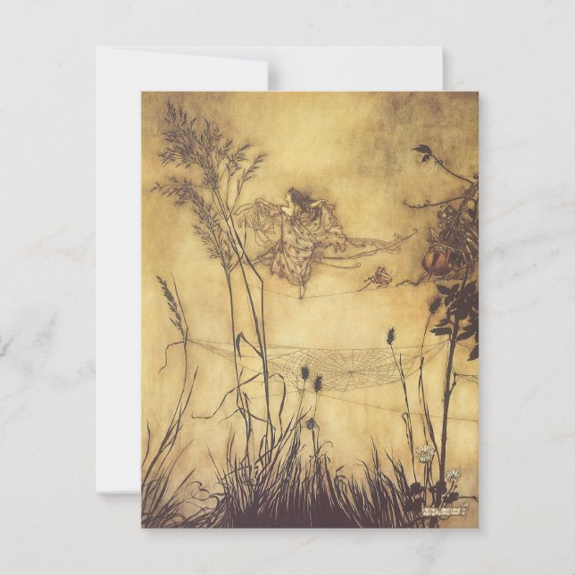 Vintage Märchen von Arthur Rackham Einladung (Vorderseite)