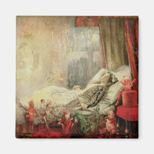 Vintage Märchen, Zeug, aus dem Träume gemacht sind Magnet