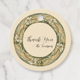 Vintage Märchenhochzeit Geschenkanhänger