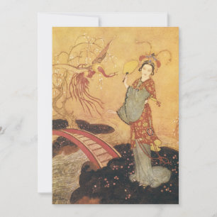 Vintage Märchenprinzessin Badoura, Edmund Dulac