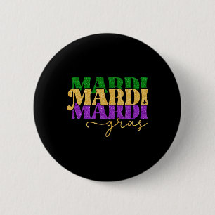 Vintage Mardi Gras Festival New Orleans Damen Herr Button