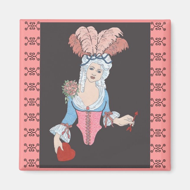 Vintage Marie Magnet (Vorne)