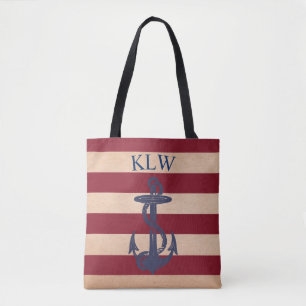 Vintage Maritime Americana Tote Bag