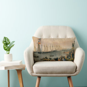 Vintage Maritime, New York Yacht Club Regatta Lendenkissen