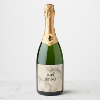 vintage Marmor Champagnerflaschenetikett 