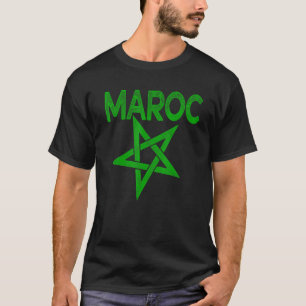 Vintage Marokko Ich liebe Marokko Karte Marokko F T-Shirt