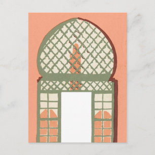 Vintage Marrakesch, Marokko, Postkarte