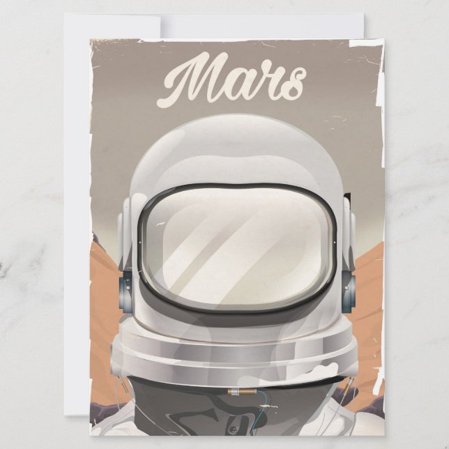 Vintage Mars Astronaut (Vorderseite)