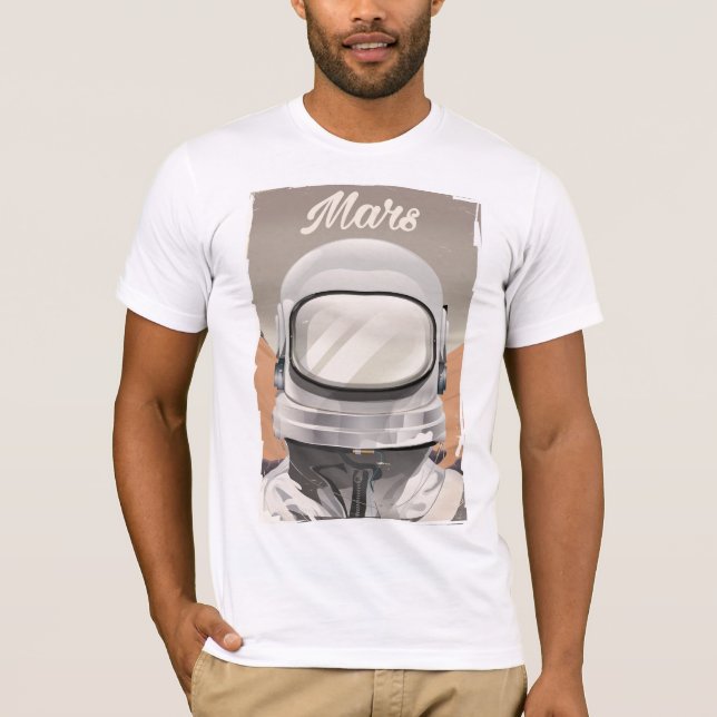 Vintage Mars Astronaut T-Shirt (Vorderseite)