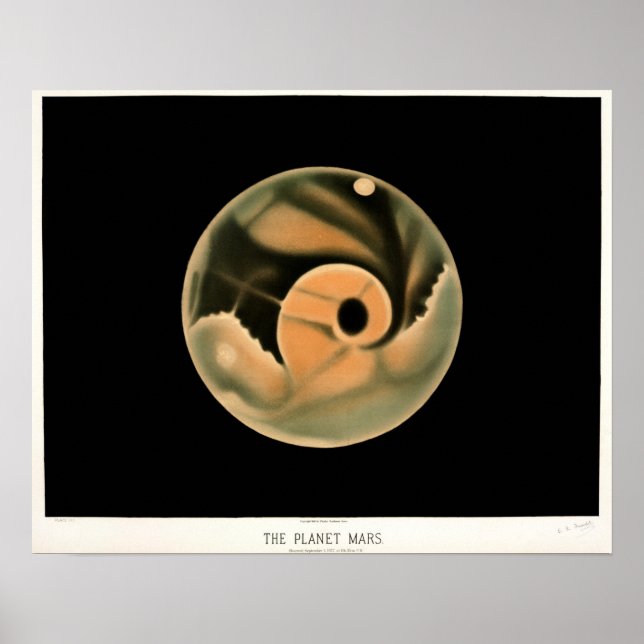 Vintage Mars Poster (Vorne)