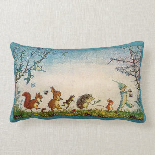 Vintage-Marschtiere-Kissen Lendenkissen