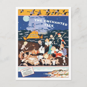 Vintage Martha's Vineyard Postkarte