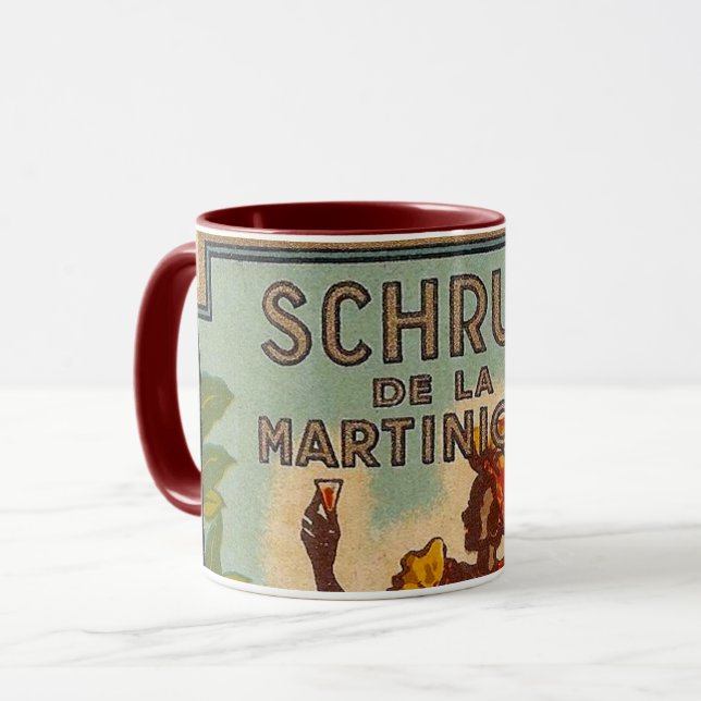 Vintage Martinique-Tasse Tasse (Vorderseite Links)