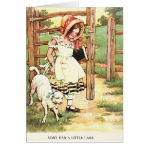 Vintage - Mary hatte ein kleines Lamm,
