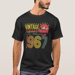 Vintage März 1967 55 Jahre alter Geburtstag 1 T-Shirt