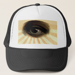 Vintage Masonische Oberhaut, die alle Augen sehen Truckerkappe