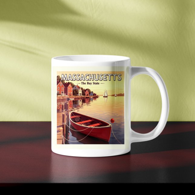 Vintage Massachusetts Kaffeetasse (Von Creator hochgeladen)