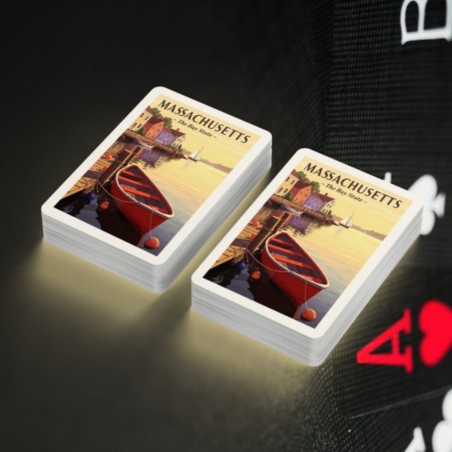 Vintage Massachusetts Spielkarten (Von Creator hochgeladen)