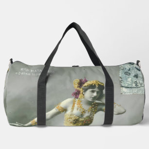 Vintage-Mata-Hari-Postkarte Duffle Bag