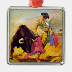Vintage-Matador-Mexiko-Reise-Werbung Ornament Aus Metall