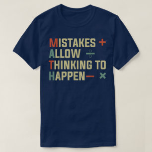 Vintage-Mathelehrer Lustiger Spruch Geschenk Lusti T-Shirt
