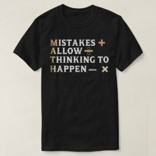 Vintage-Mathelehrer Lustiger Spruch Geschenk Lusti T-Shirt