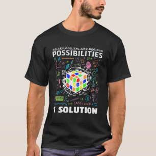 Vintage Mathematik liebt Speed Cubing T-Shirt