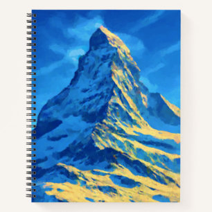 Vintage Matterhorn Notizbuch
