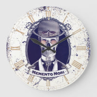 Vintage Maueruhr Skull Memento Mori