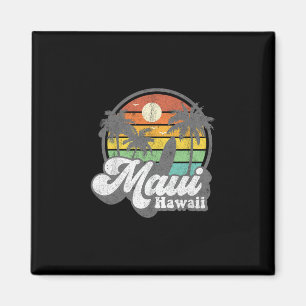 Vintage Maui Hawaii Hawaiianischer Strand Surfen 7 Magnet