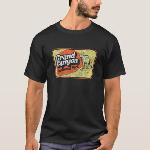 Vintage-Maultier Grand Canyon Nationalpark Esel Di T-Shirt