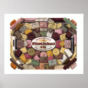 Vintage McKeone van Haagen Seifenwerbung Poster