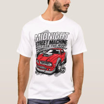 Vintage Mechaniker-Shirt - Midnight Street Machine