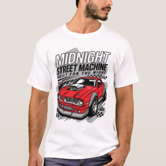 Vintage Mechaniker-Shirt - Midnight Street Machine T-Shirt