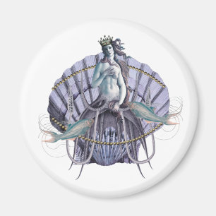 Vintage-Meereshexen-Collage  Magnet