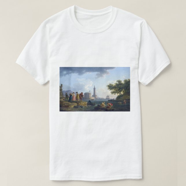 Vintage Meeresküste 1776 T-Shirt (Design vorne)