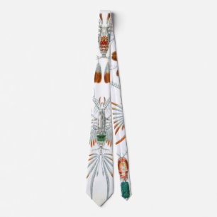 Vintage-Meereslebewesen, Copepoda von Ernst Haecke Krawatte