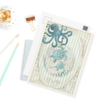 Vintage Meereslebewesen