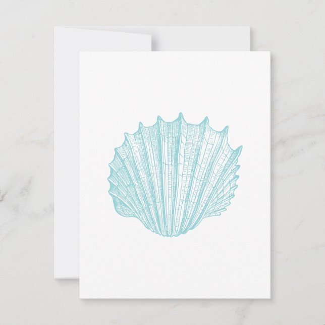 Vintage Meeresseashell (Vorderseite)