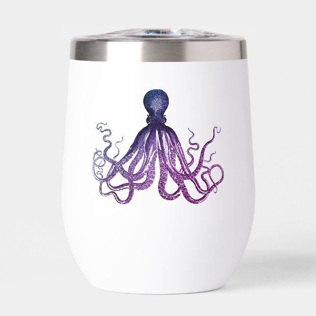 Vintage Meereswelt Octopus (Vorderseite)