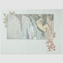 Vintage Meerjungfernträume unter dem Party V2 Seidenpapier