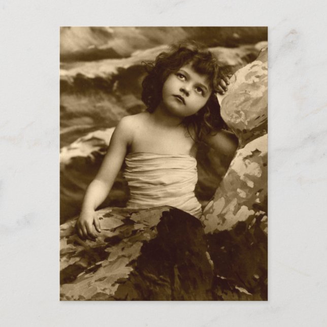 Vintage Meerjungfrau Giro del Malcantone Postkarte (Vorderseite)