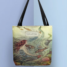 Vintage Meerjungfrau Personalisiert