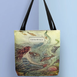 Vintage Meerjungfrau Personalisiert