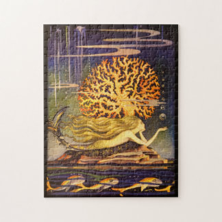 Vintage Meerjungfrau Puzzle